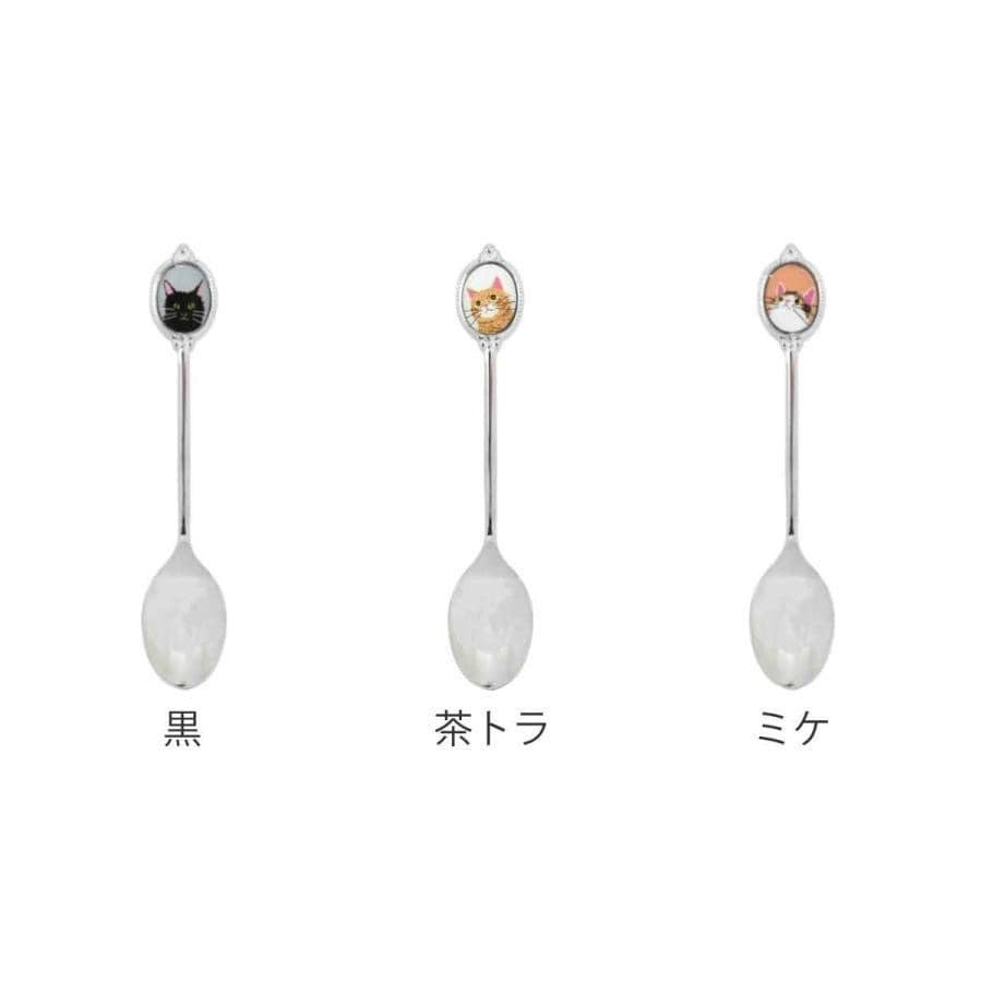 日本餐具 CYAMEKKE 貓咪湯匙 王球餐具 (3)