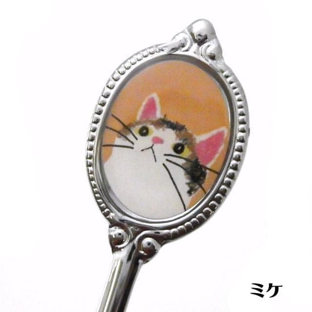 日本餐具 CYAMEKKE 貓咪湯匙 王球餐具 (4)