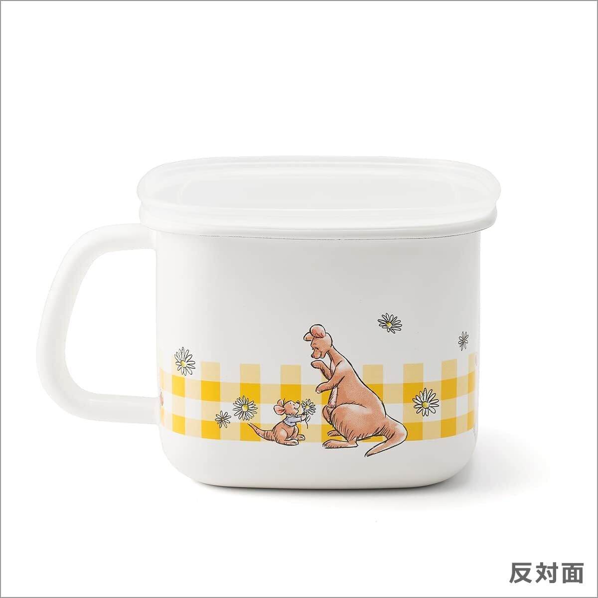 日本餐具 FUJIHORO 富士琺瑯 Disney Winnie the Pooh 小熊維尼方型調理鍋1.4L 王球餐具 (9)