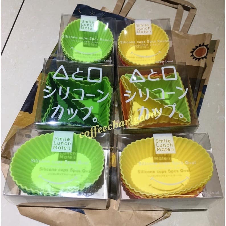 日本餐具 Sugar Land 矽膠 便當 分隔盒  橢圓5入  圓形5入 王球餐具 (5)