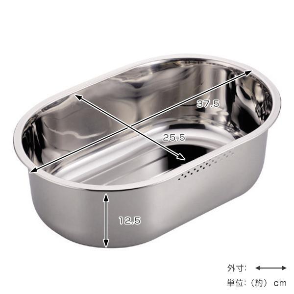 日本餐具 貝印KAI廚房用品－不鏽鋼洗菜盆 王球餐具 (4)