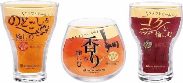 日本餐具 東洋佐佐木啤酒杯三件禮盒組 王球餐具 (4)