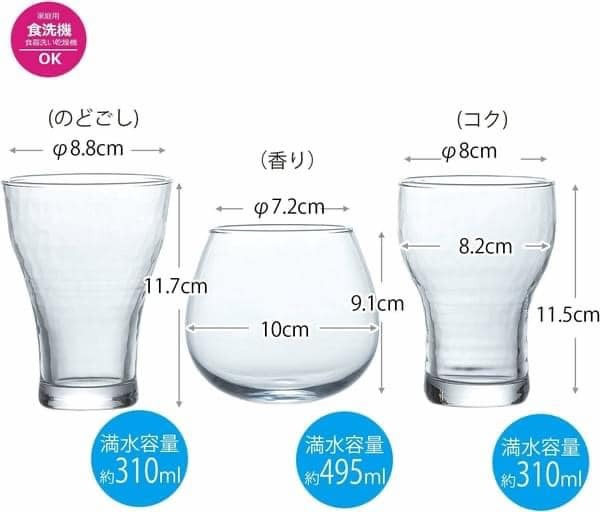 日本餐具 東洋佐佐木啤酒杯三件禮盒組 王球餐具 (7)
