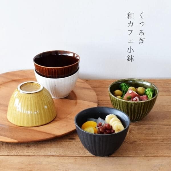 日本餐具 美濃燒陶瓷碗 日式十草小碗 5色小缽10cm 王球餐具