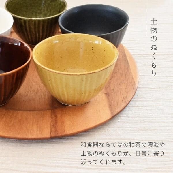 日本餐具 美濃燒陶瓷碗 日式十草小碗 5色小缽10cm 王球餐具 (2)