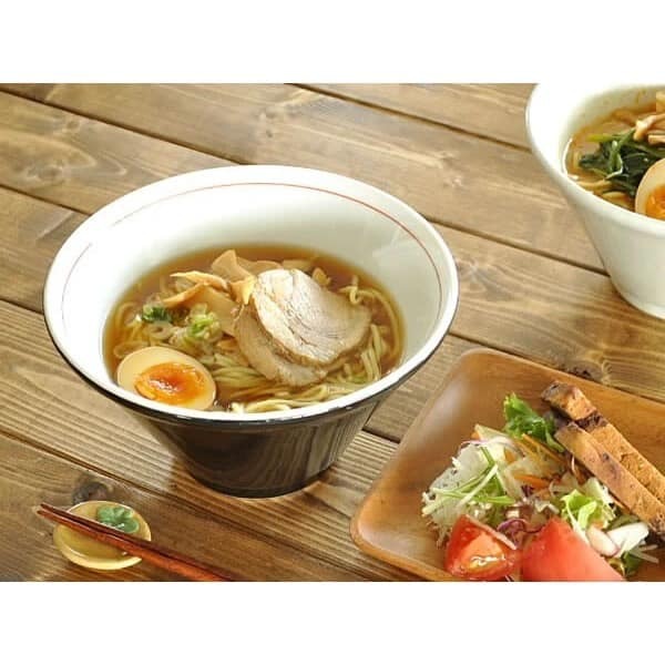 日本餐具 美濃燒陶器拉麵碗950ml 王球餐具 (2)