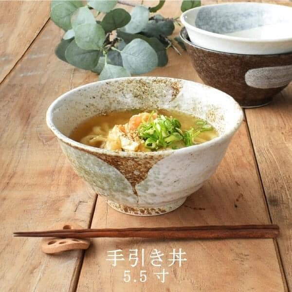 日本餐具 手工烏龍麵湯碗17.2cm 王球餐具 (3)