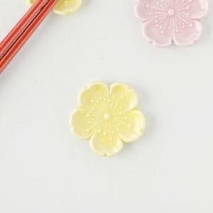 日本餐具 美濃燒櫻花筷架 王球餐具 (10)
