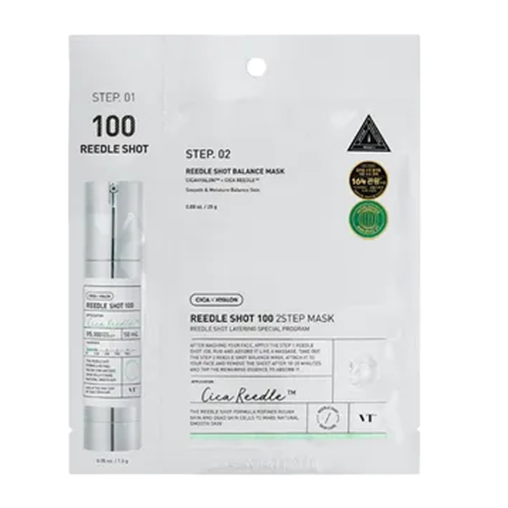 VT Cica Reedo Shot 2 Step 面膜 ＃100