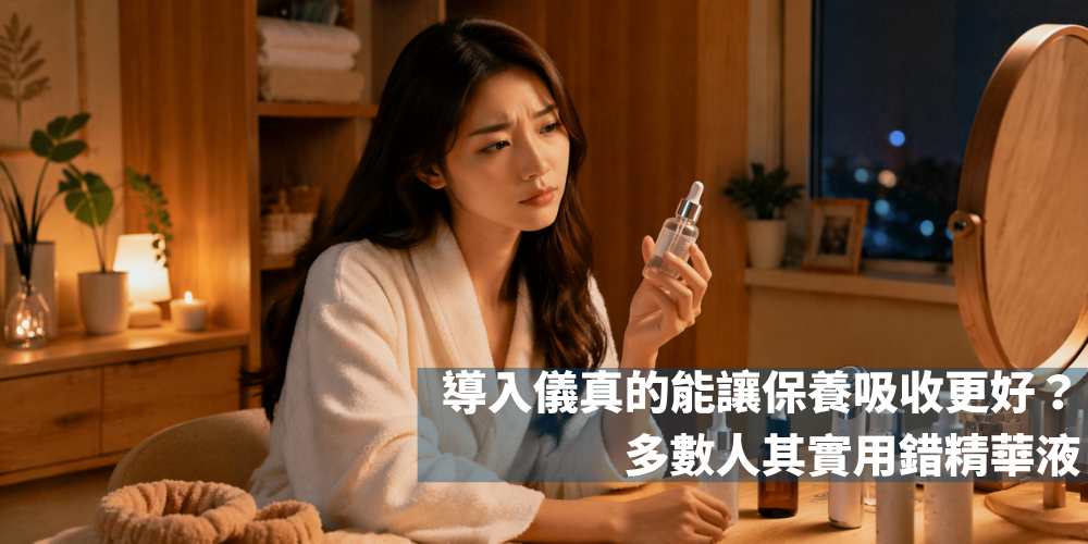 導入儀真的能讓保養吸收更好？多數人其實用錯精華液