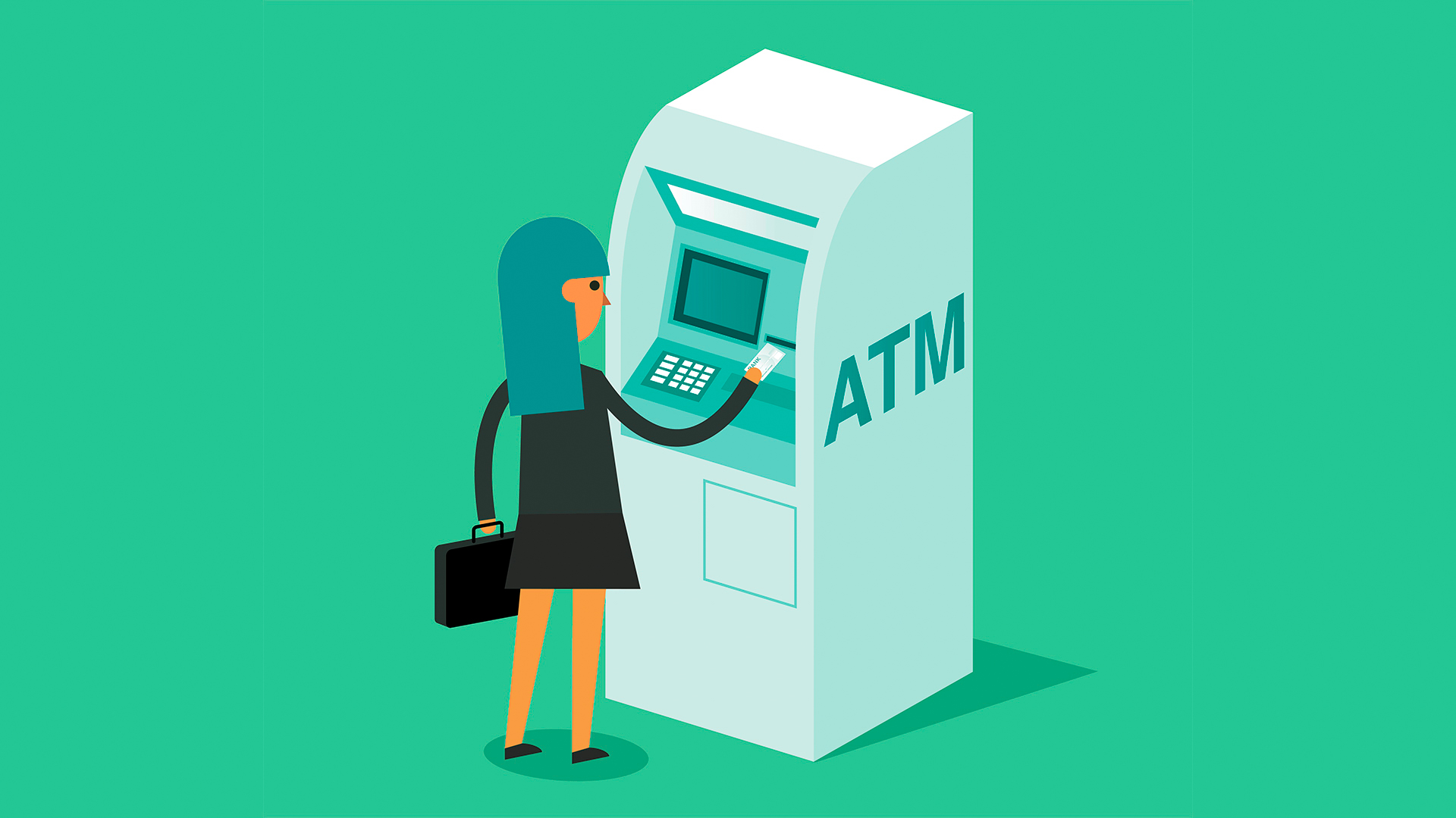 Illustration-Businesswoman-using-ATM-iStock-669600632-Edit