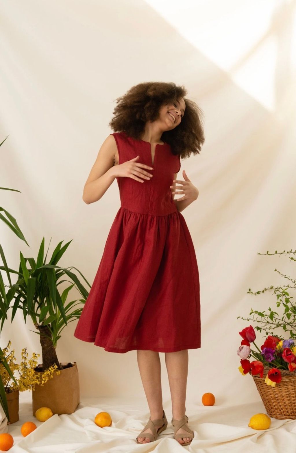 Linen Sundress6