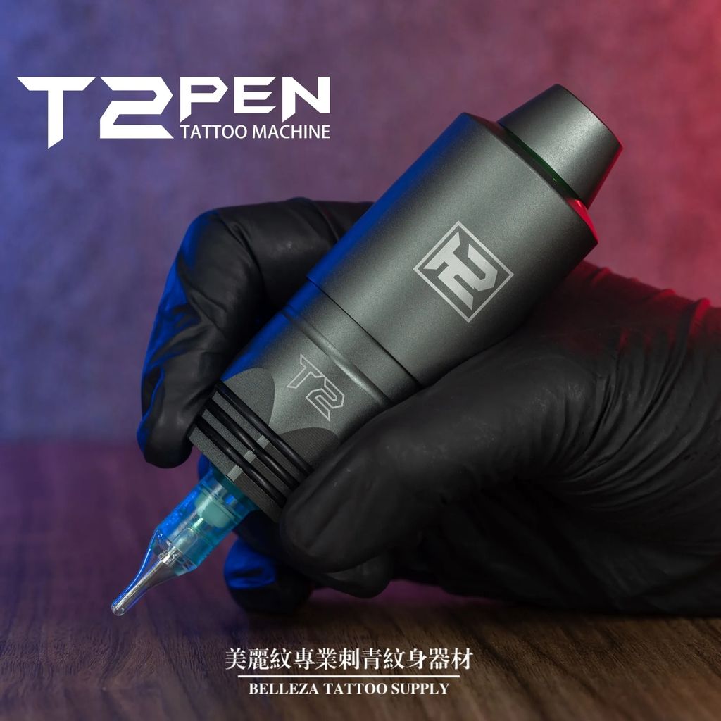 T2 Fatboy Tattoo Pen 胖小子筆型機- 鋼鐵灰– 京采紋身器材Jing