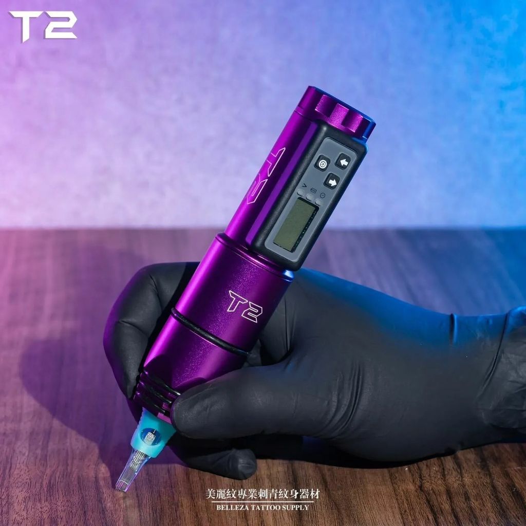 T2 一代 經典款-無線電池筆-賽博朋克紫_3