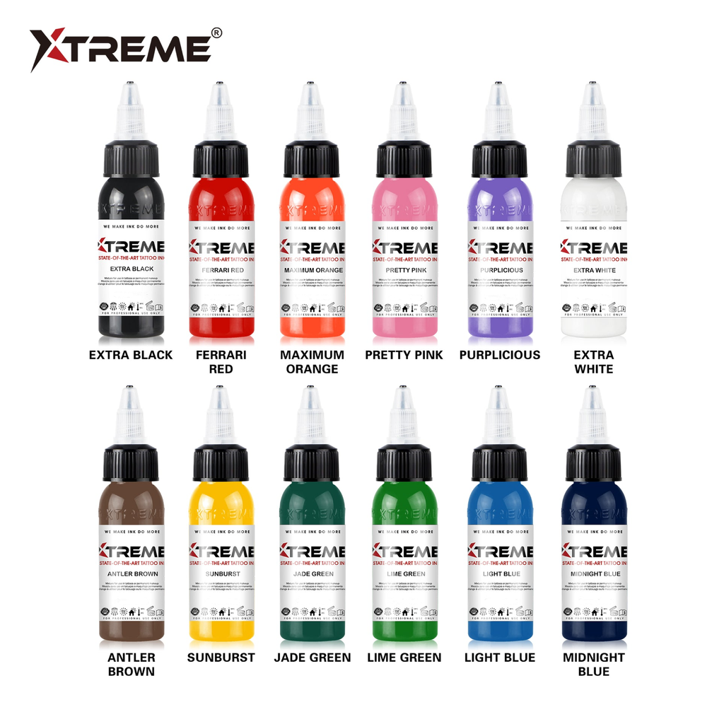 Xtreme紋身色料_12色基本套組-2oz-02