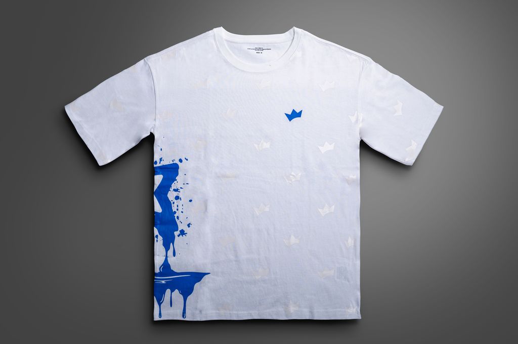 Dripping Star White Tee (Front)