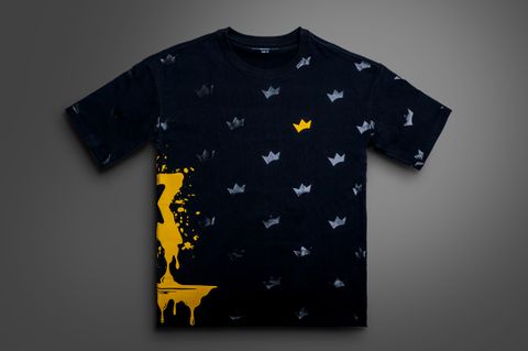 Dripping Star Black Tee (Front)