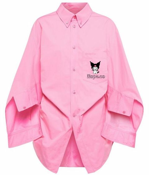 Women's pink collar shirt – Hope Company
