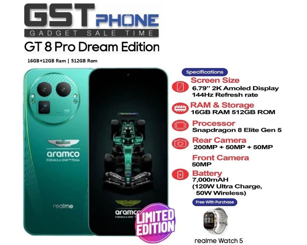 GT 8 Pro Dream Edition