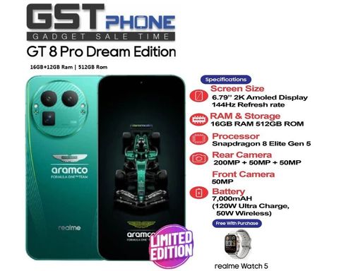 GT 8 Pro Dream Edition