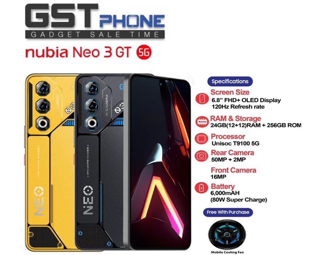 Nubia Neo 3 GT