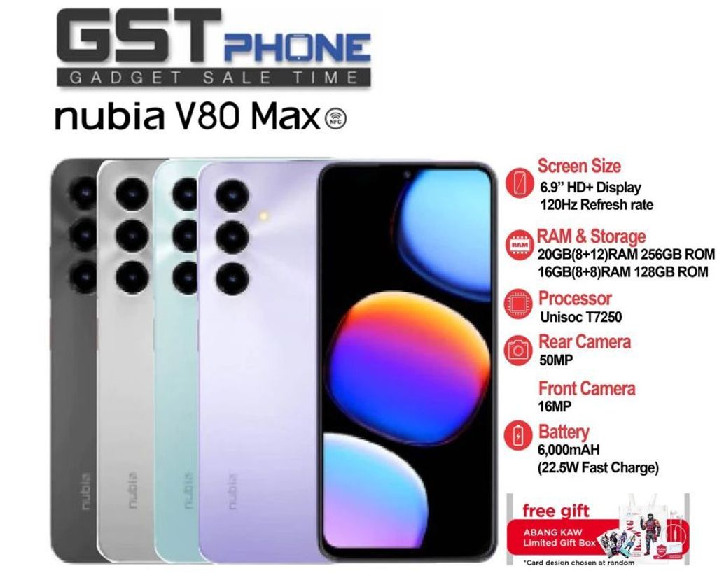 Nubia V80 Max