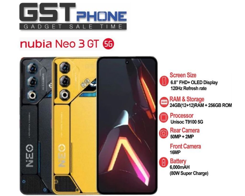 Nubia Neo 3 GT
