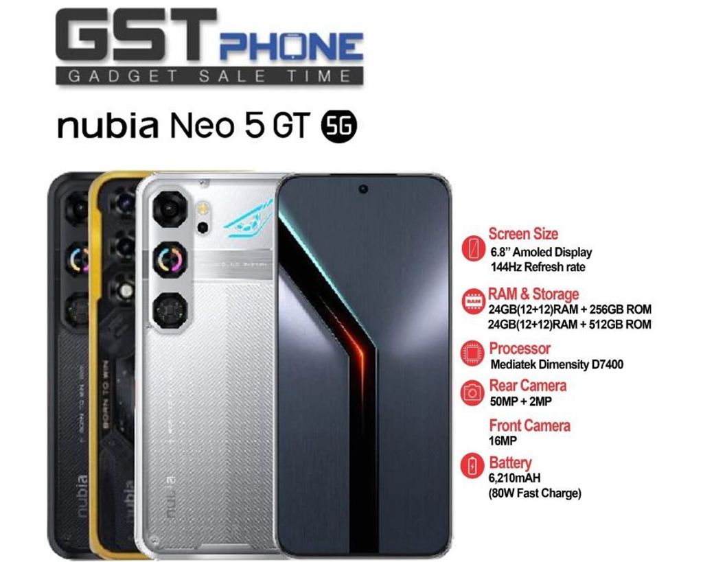 Nubia Neo 5 GT