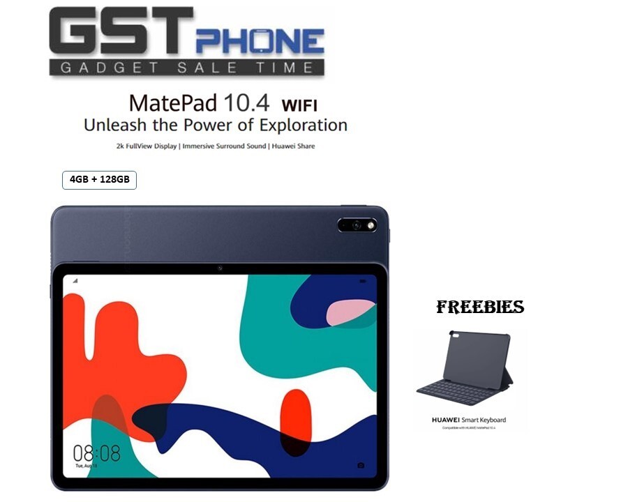 Huawei MatePad 10.4 WiFi 4GB Ram+128GB Rom (Original Malaysia Set) With  Premium Gift – GSTphone.my