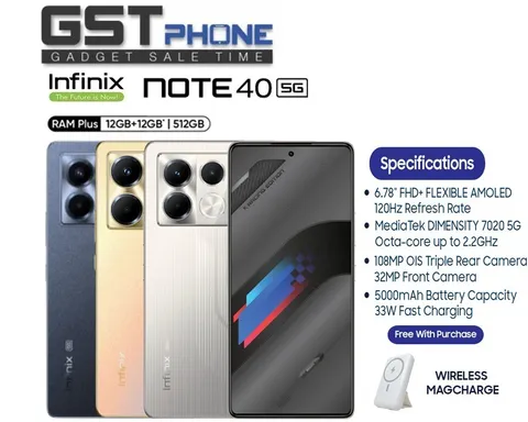 Note 40 5G