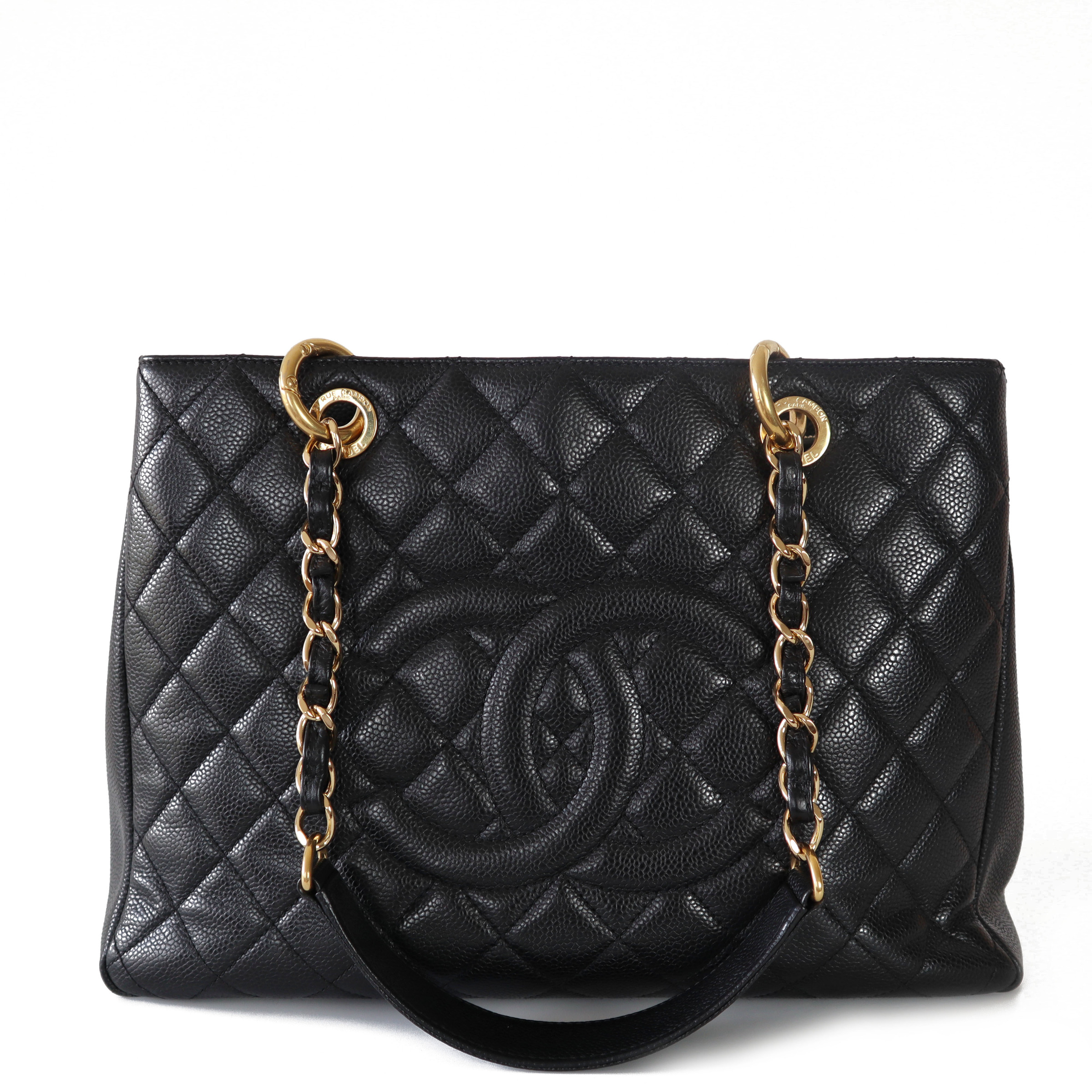 Chanel Grand Shopping Tote GST Caviar Black SHW