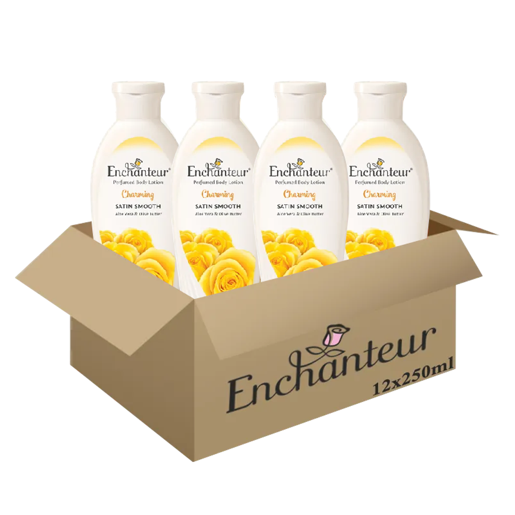 enchanteur body lotion charming 12 bottles