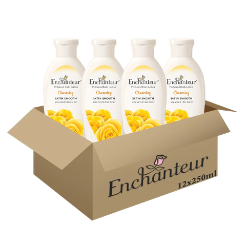 enchanteur body lotion charming 12 bottles