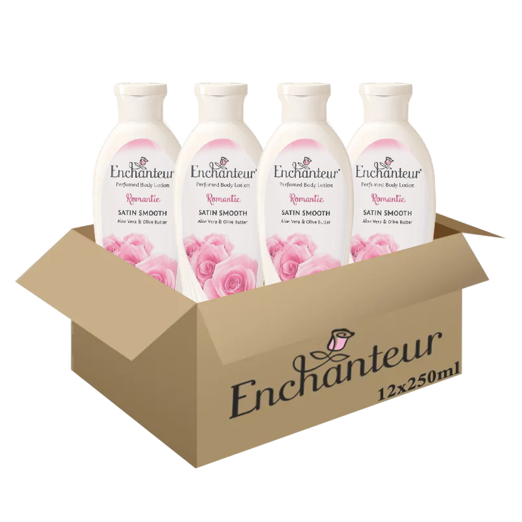 enchanteur body lotion romantic 12 bottles