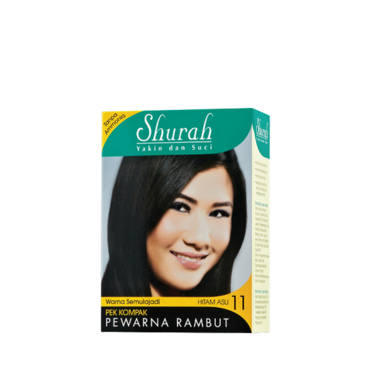 shurah hair dye compact hitam asli.png