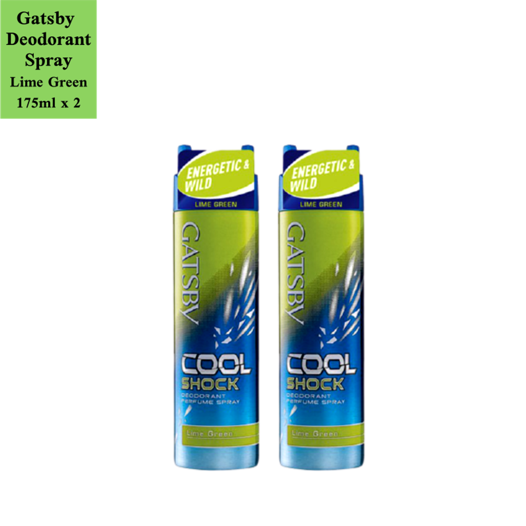 Gatsby perfume deodorant lime green x 2.png