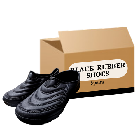 black rubber shoes 5pairs.png