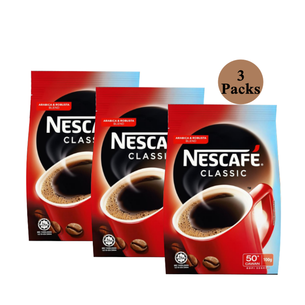 nescafe classic 100g x3