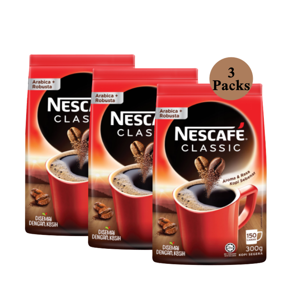 nescafe classic 300g x3