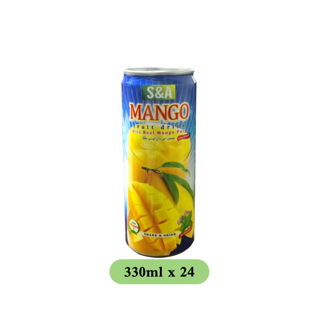 s&a mango juice 24