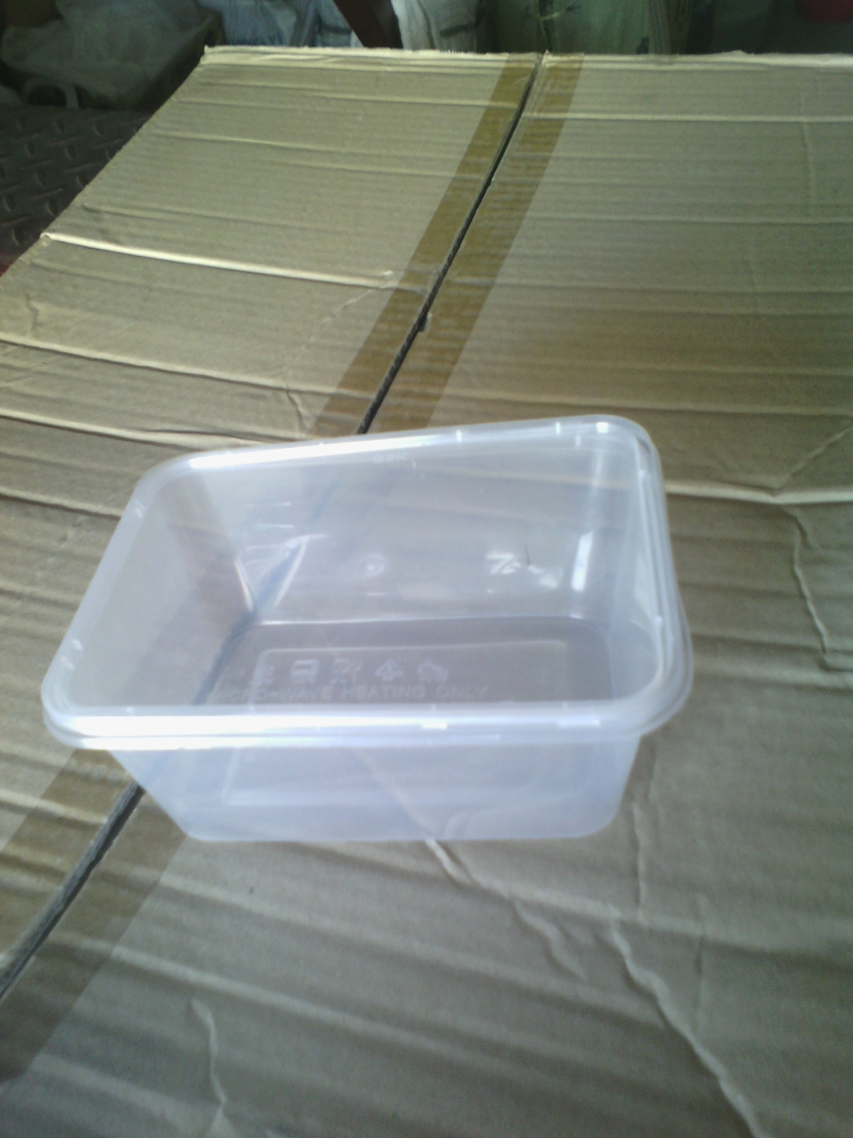 Rectangular Microwaveable Container With Lid 750 1x250 Poh Wah Rectangular Microwaveable Container With Lid 750 1x250