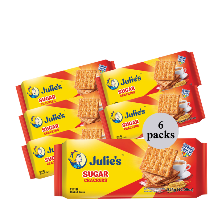 new julie sugar cracker 6 packs