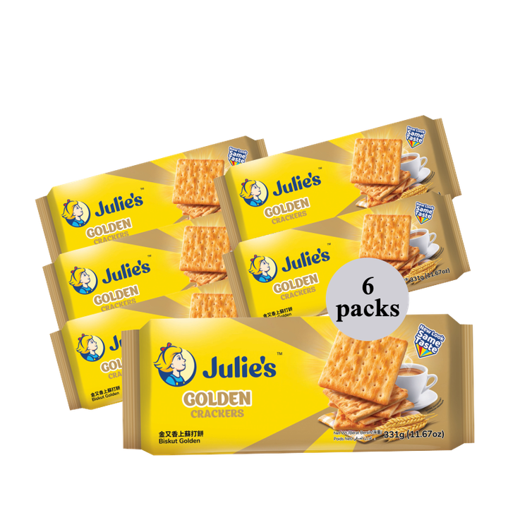 new julie golden cracker 6 packs