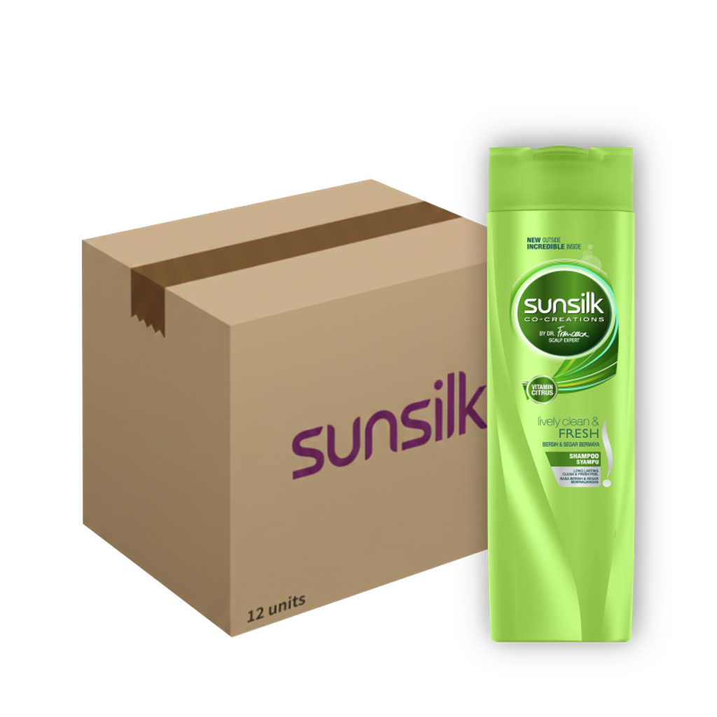 sunsilk lively clean & fresh shampoo dozen