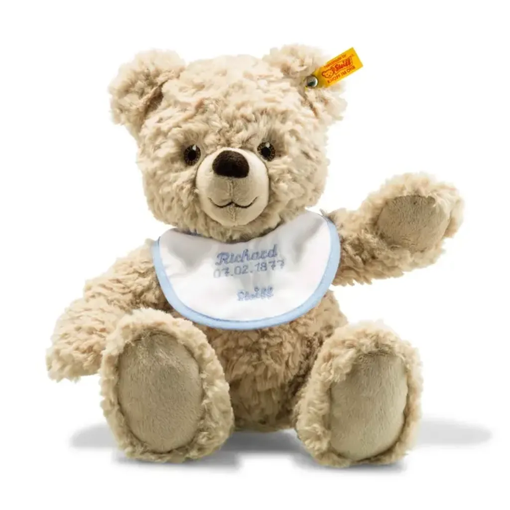 Teddy bear w.bib with customization