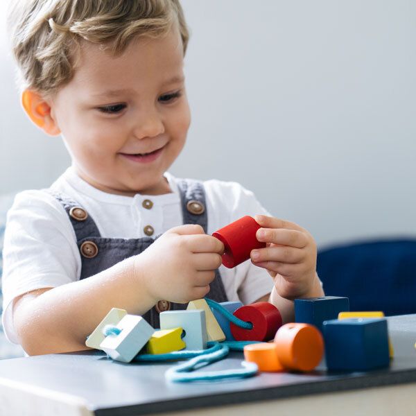 Plan Toys Lacing Geo Beads - Unit Link 5466 2