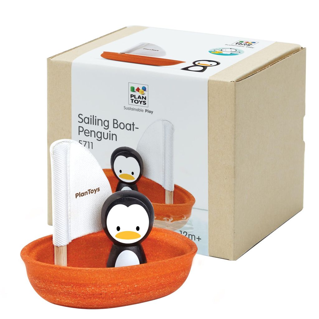 Plan Toys Sailing Boat Penguin 5711 2