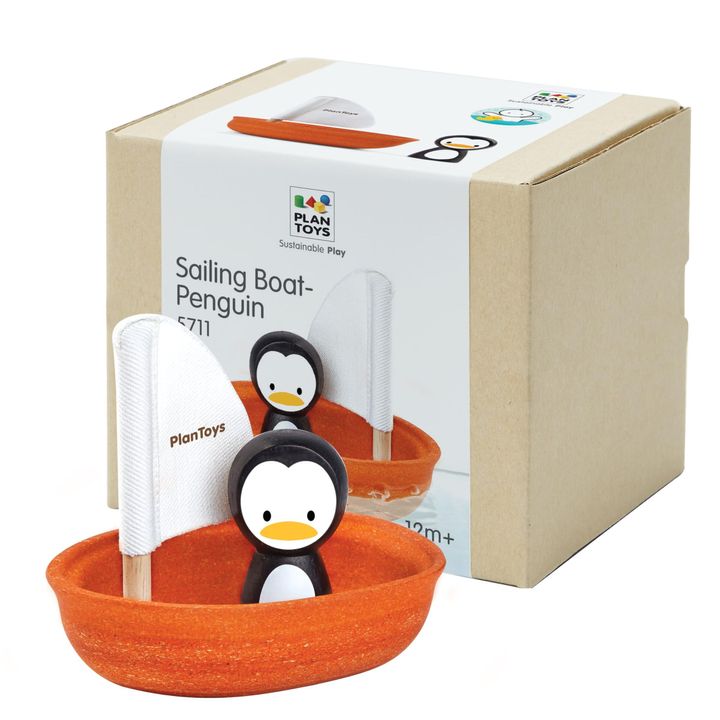 Plan Toys Sailing Boat Penguin 5711 2