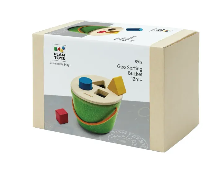 Plan Toys Geo Sorting Bucket 5912 1