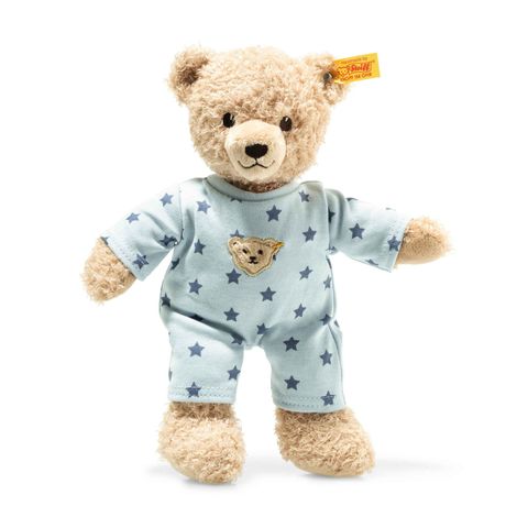 teddybaer-junge-baby-mit-schlafanzug-241642